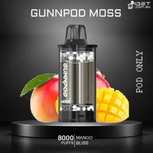 GUNNPOD MOSS – MANGO BLISS – 8000 PUFFS – POD ONLY