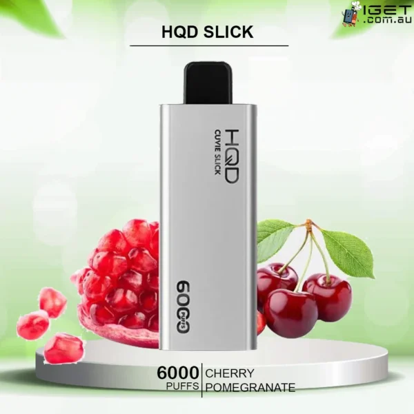 HQD SLICK CHERRY POMEGRANATE – 6000 PUFFS