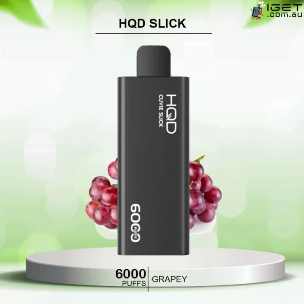 HQD SLICK GRAPEY- 6000 PUFFS