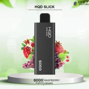 HQD SLICK RASPBERRY GRAPE – 6000 PUFFS