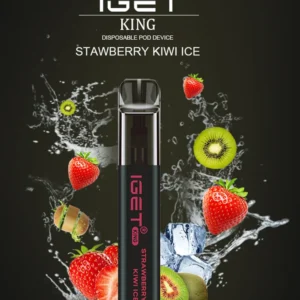 IGET KING STRAWBERRY KIWI ICE – 2600 PUFFS