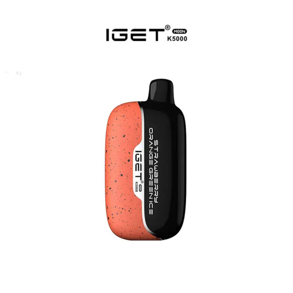 IGET MOON – STRAWBERRY ORANGE GREEN ICE – 5000 PUFFS