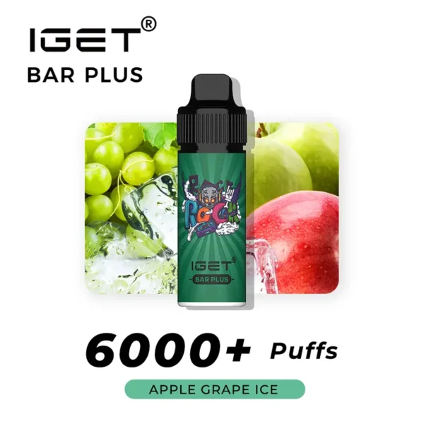 IGET BAR PLUS APPLE GRAPE ICE – 6000 PUFFS