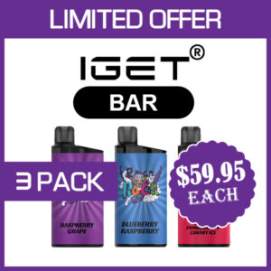 IGET BAR – 3500 PUFFS – 3 PACK