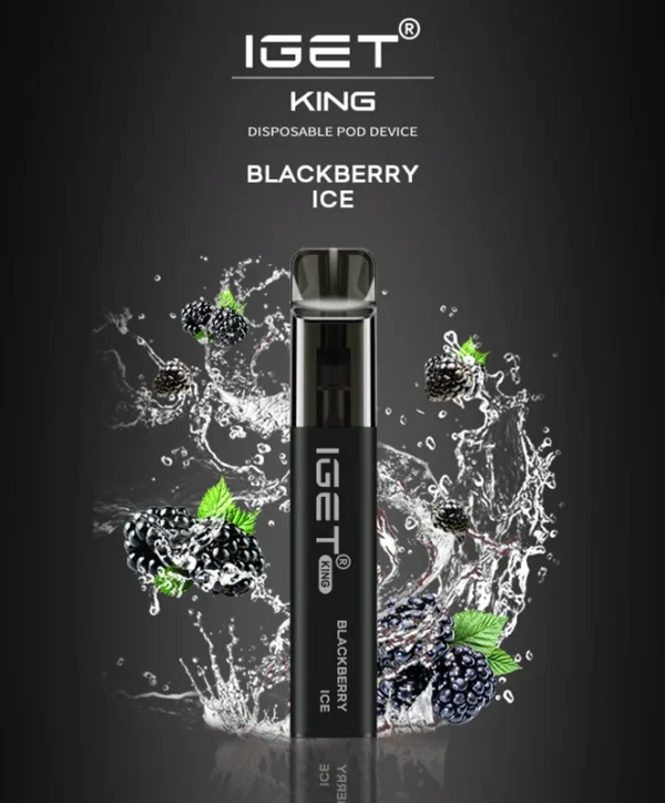 IGET KING BLACKBERRY ICE – 2600 PUFFS